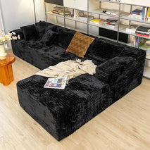 sectional couches for Living Room Corduroy Couch，104
