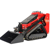 New Mini Skid Steer Loader, 28HP Powerful Engine, Tracked Type, In- stock in the US, for Excavation, Loading and Stacking