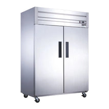 D55AF Commercial Upright Reachin Refrigerator made by stainless steel