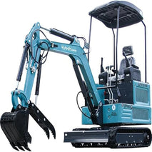 Mini Excavator 1.8 Tons KubotaEngine, Integrated and Durable, Can Dig Up to 2 Meters Deep, EAP Suitable for Garden, Farm