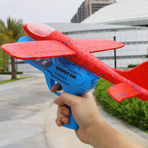 Montessori Foam Plane Outdoor Sport Toys for Children Boys 3 To 7 Years Gift Games Child Foam Plane Glider Airplane Gun Kids Toy