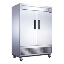 D55AR Commercial Upright Reachin Refrigerator made by stainless steel