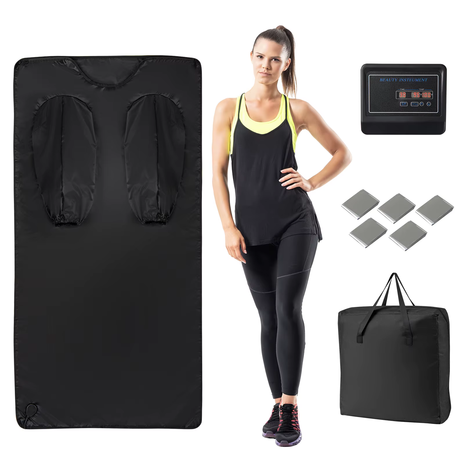 Lazy Susan + Spice Jar & Label Kit